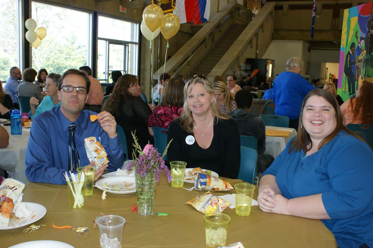 People enjoying the Classified Appreciation Luncheon