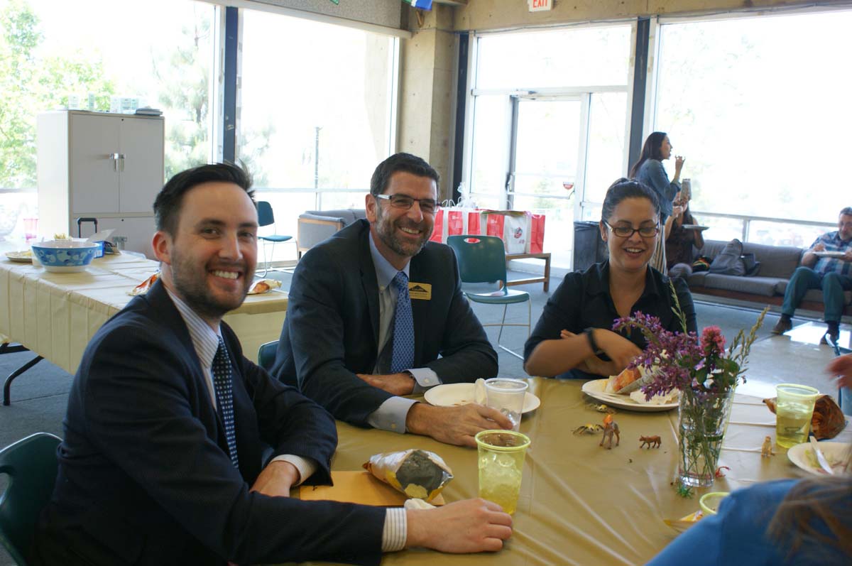People enjoying the Classified Appreciation Luncheon