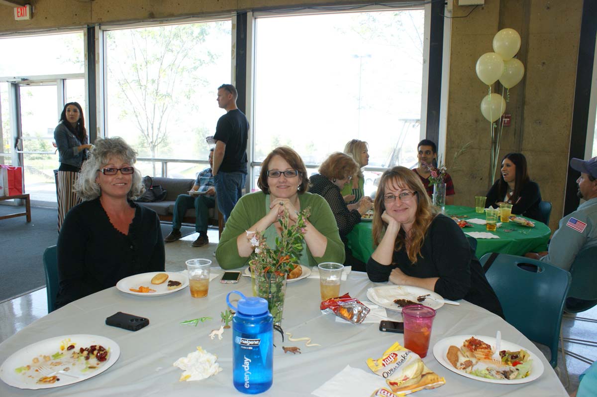 People enjoying the Classified Appreciation Luncheon