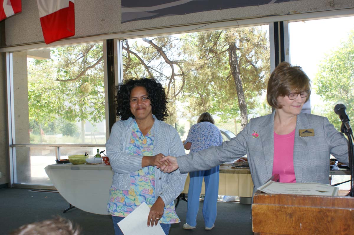 People enjoying the Classified Appreciation Luncheon