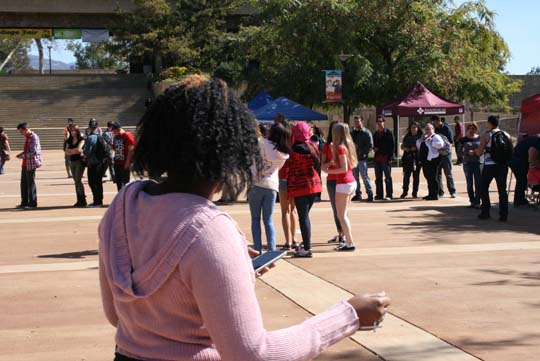 People enjoying Club Rush