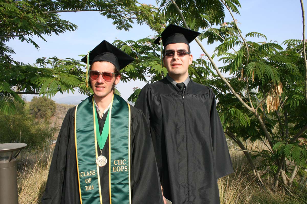People enjoying Commencement