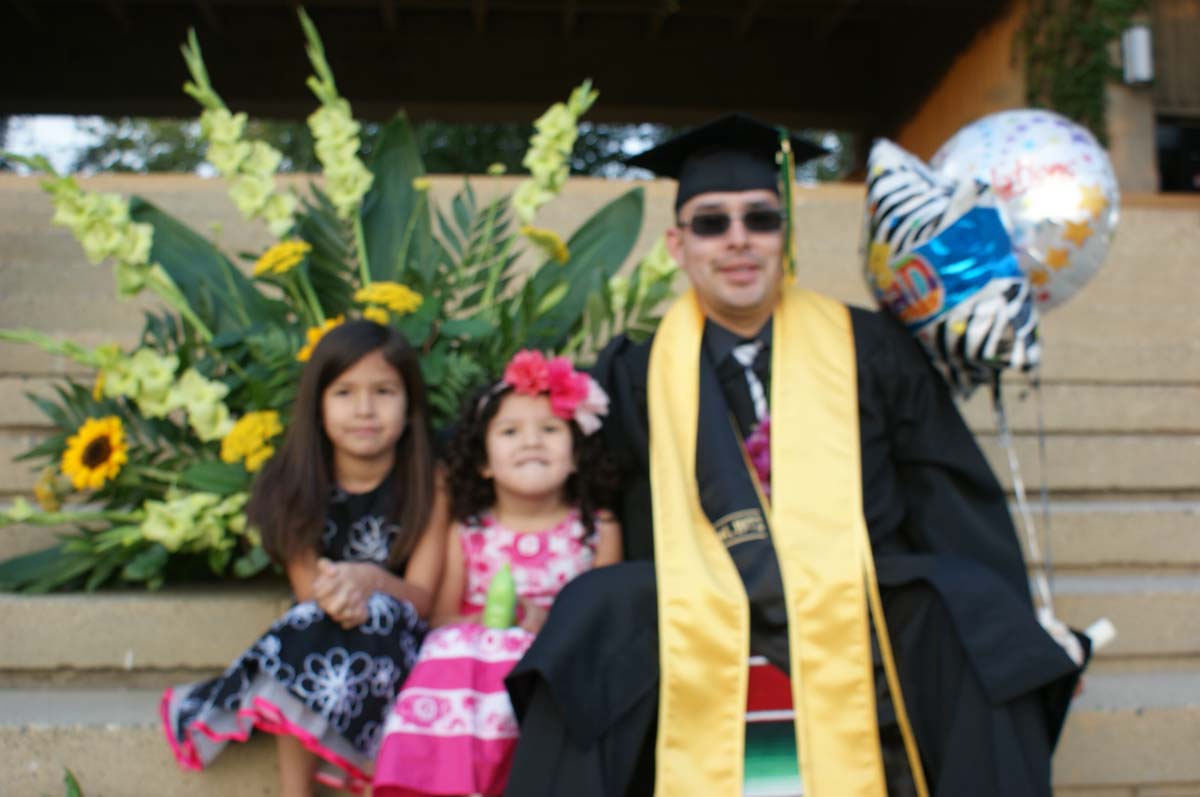 People enjoying Commencement