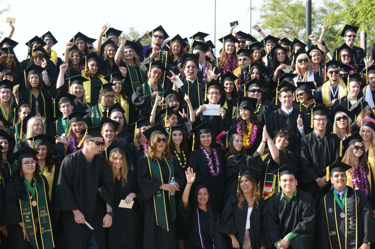 People enjoying Commencement