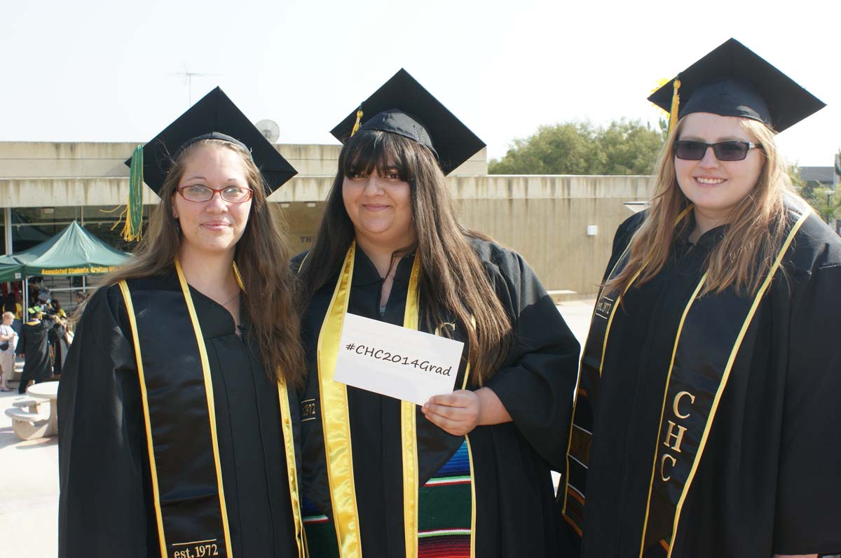 People enjoying Commencement