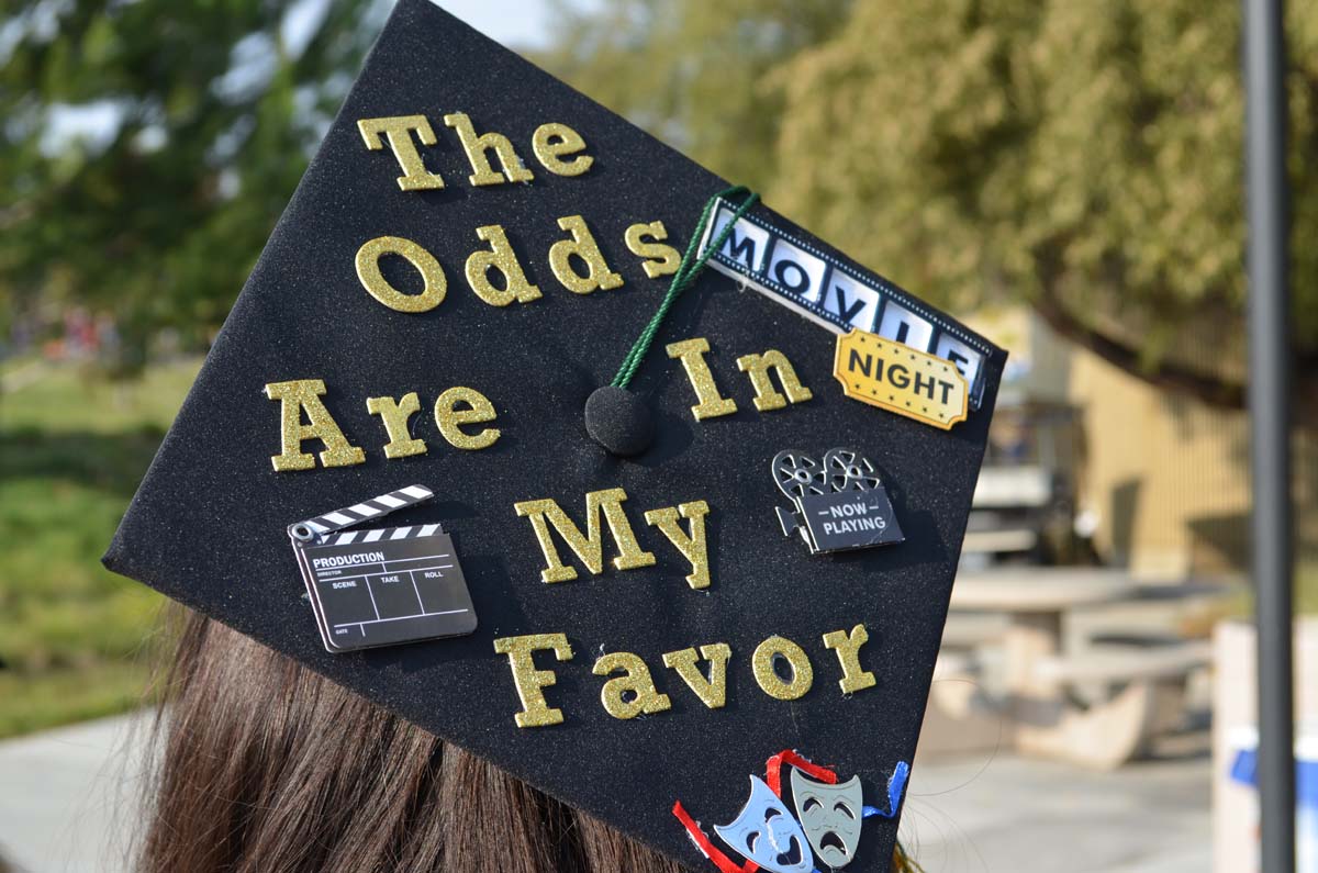People enjoying Commencement