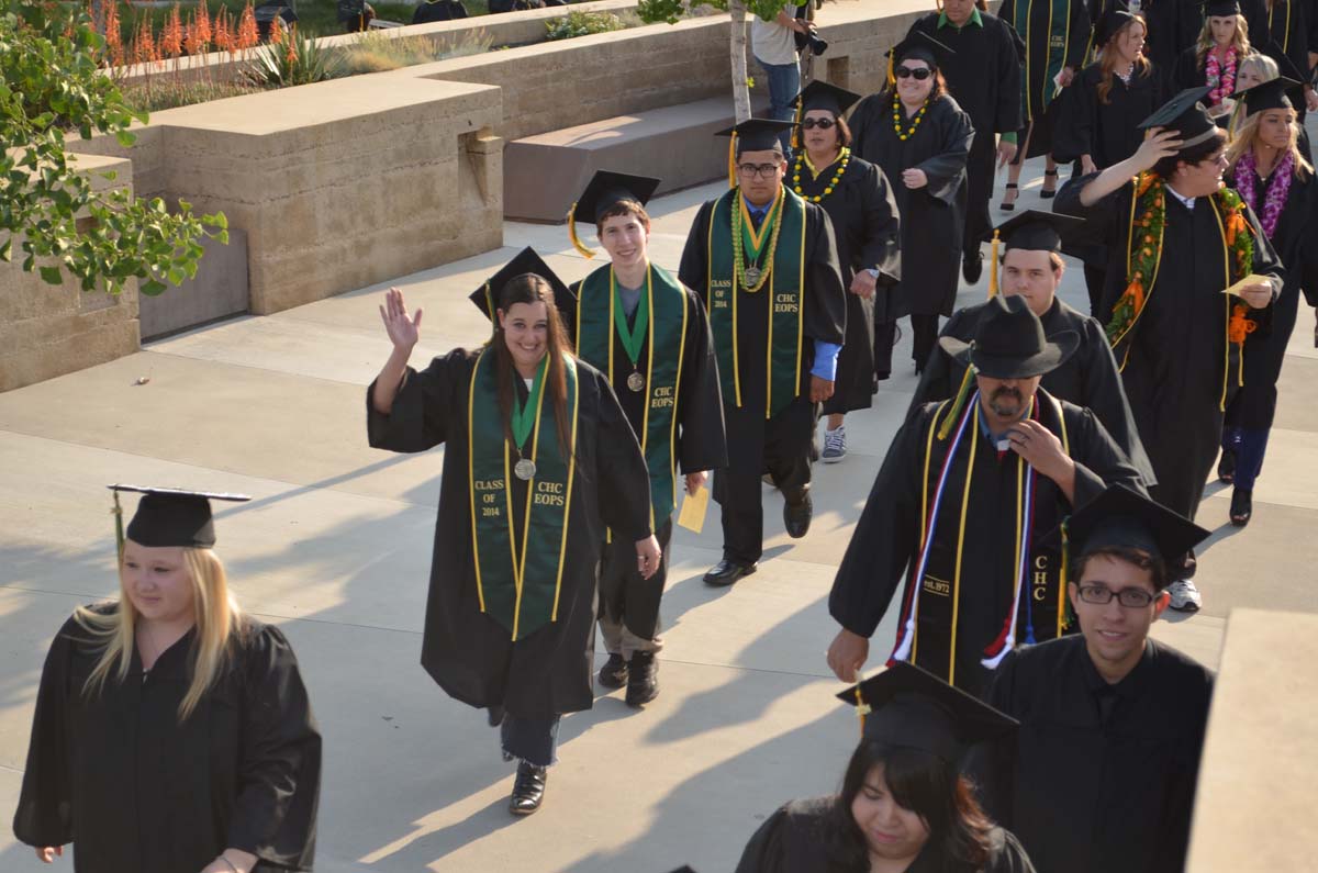People enjoying Commencement