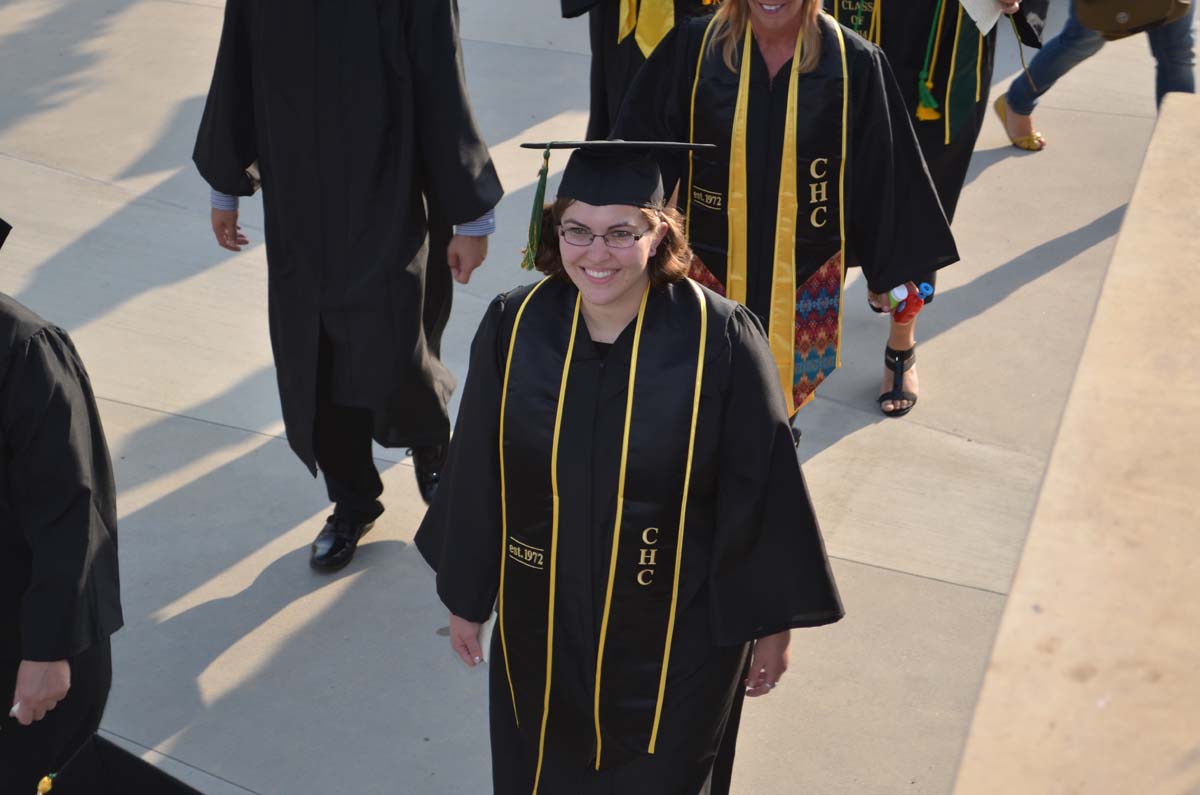 People enjoying Commencement