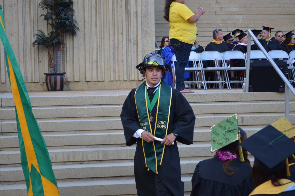People enjoying Commencement