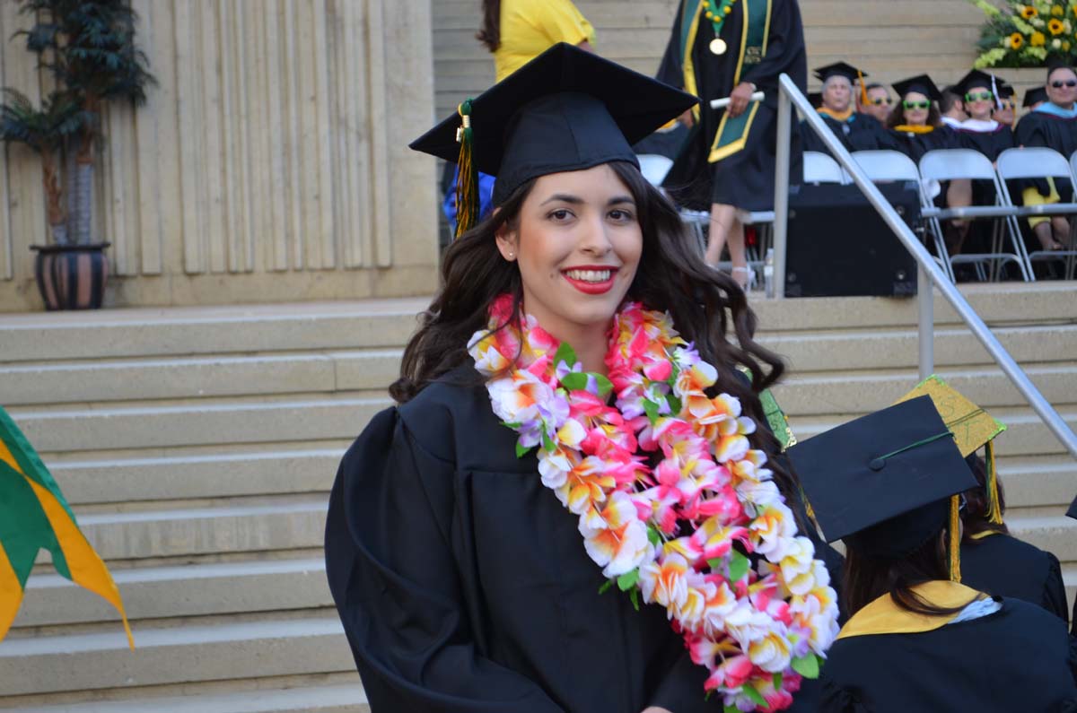 People enjoying Commencement
