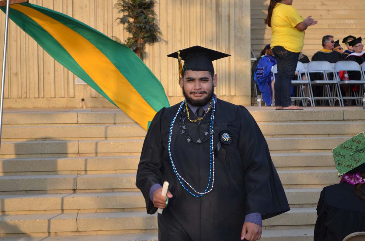 People enjoying Commencement