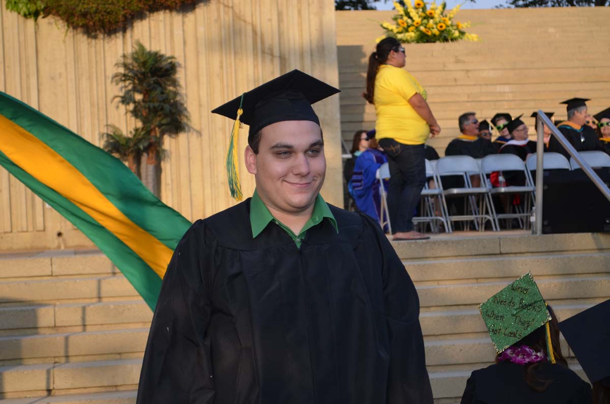People enjoying Commencement