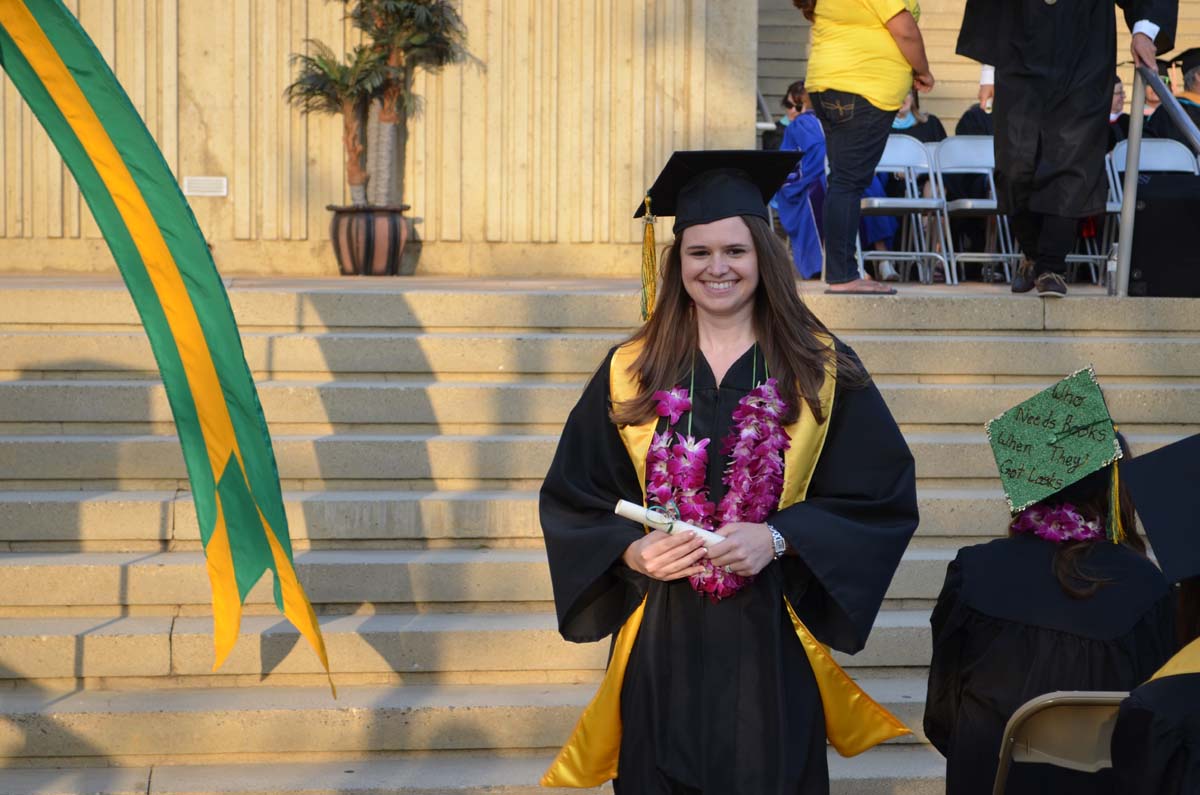People enjoying Commencement