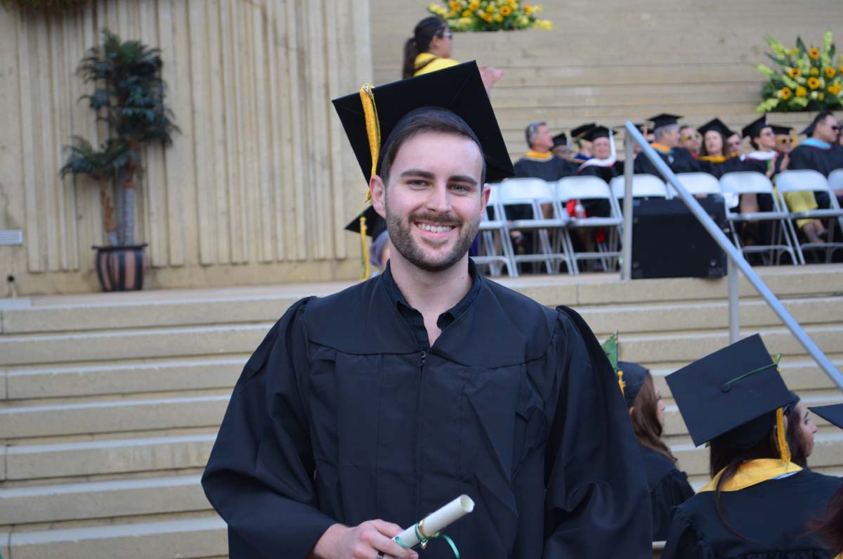 People enjoying Commencement