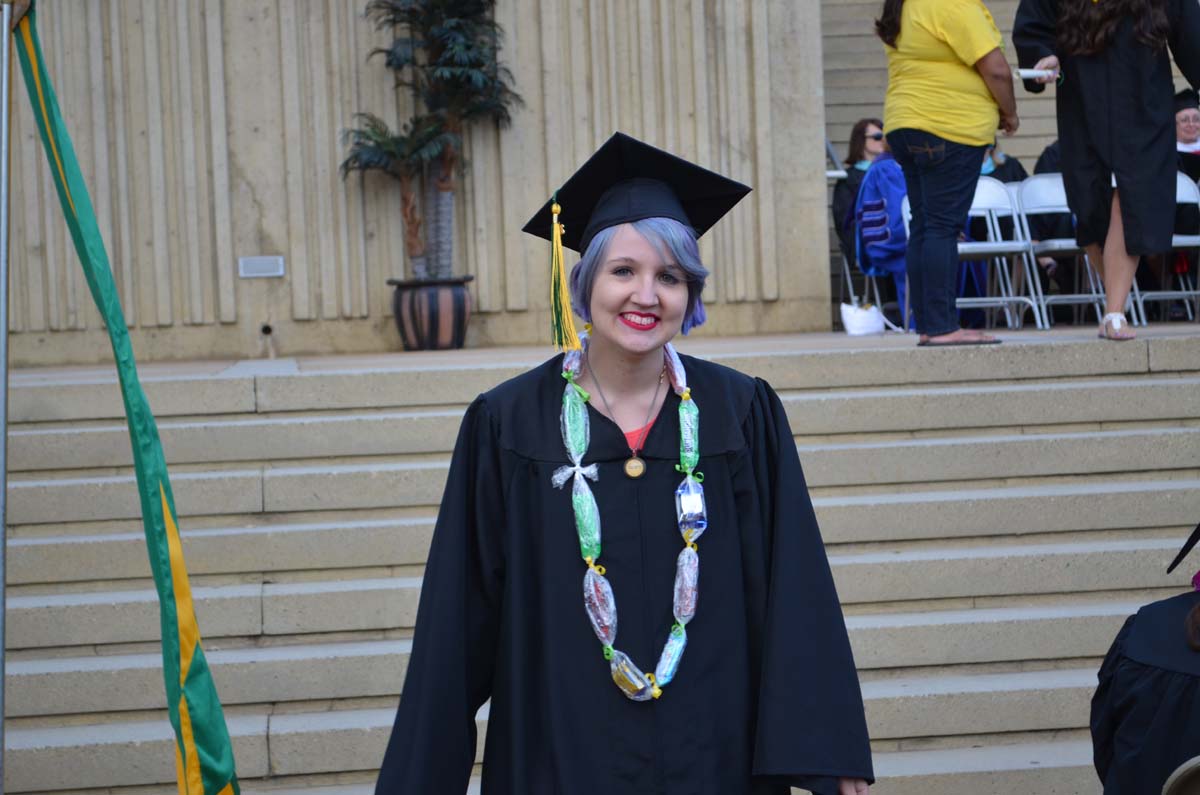 People enjoying Commencement