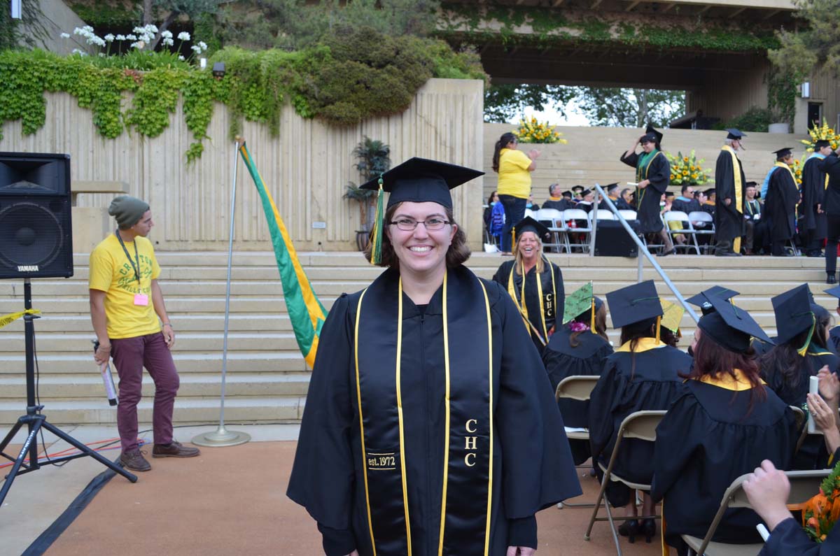People enjoying Commencement