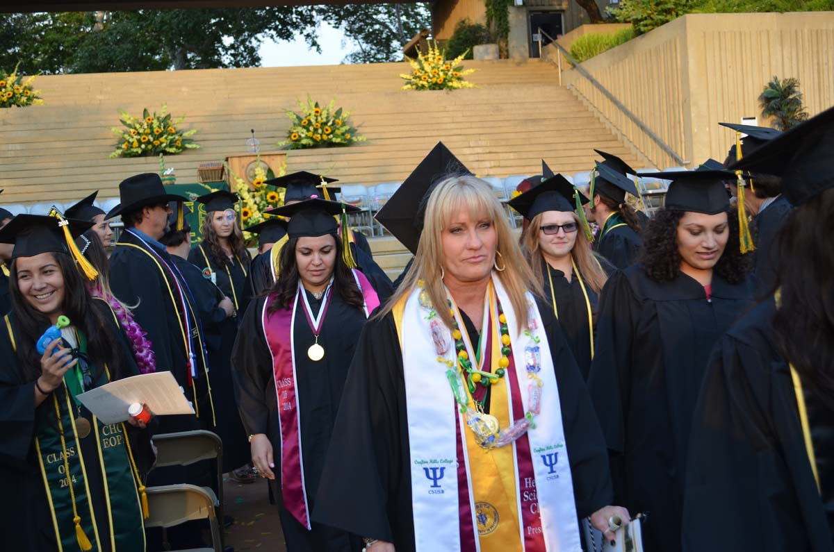 People enjoying Commencement