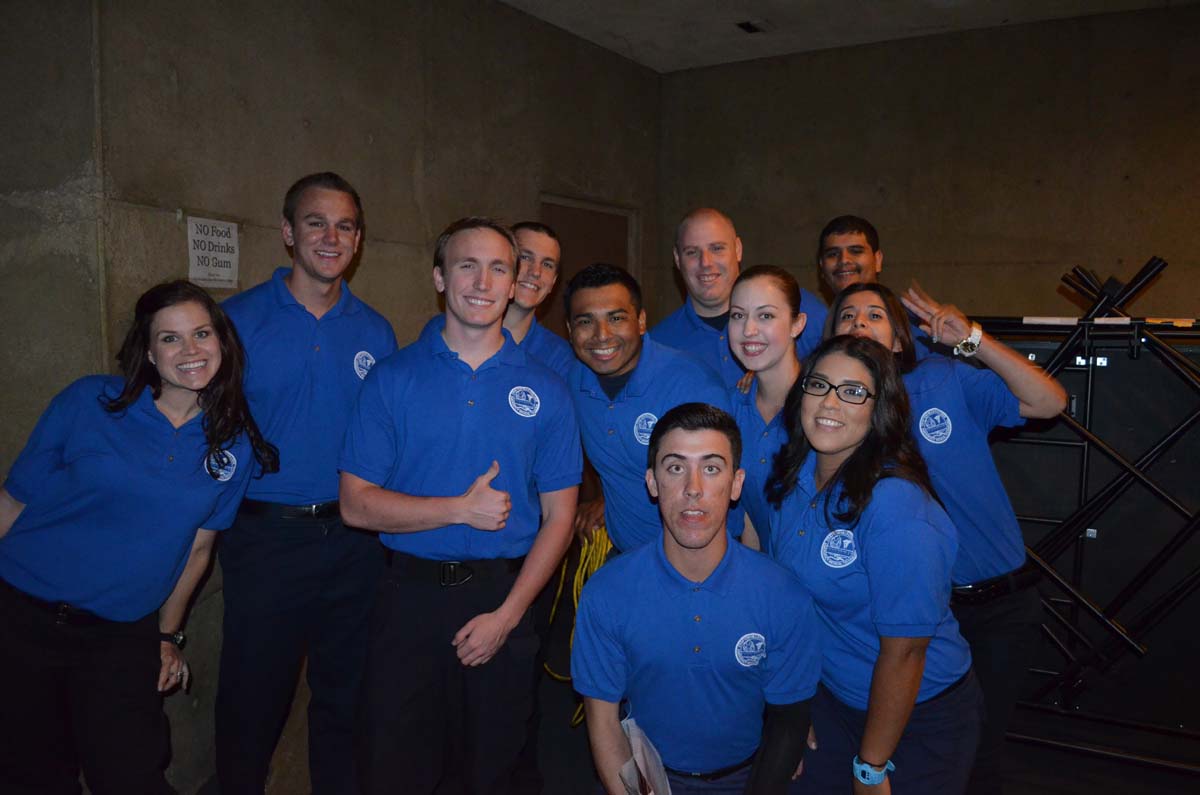 People at the EMT Graduation