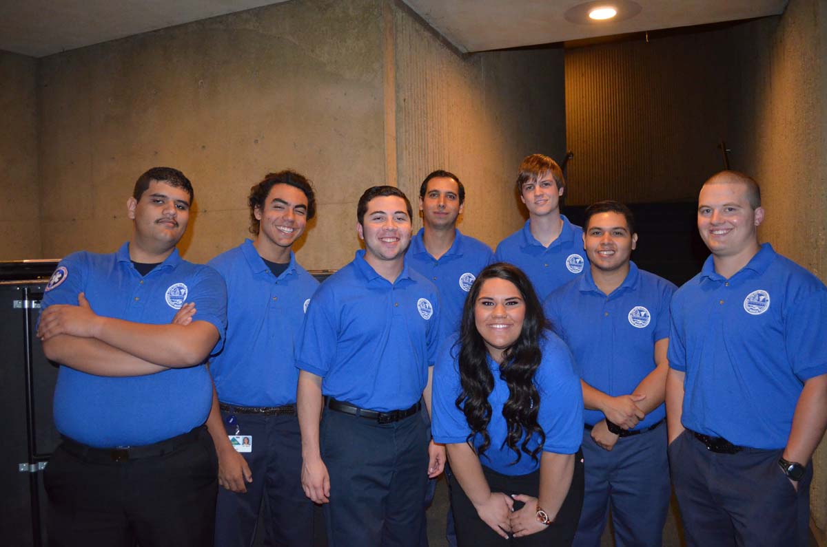 People at the EMT Graduation