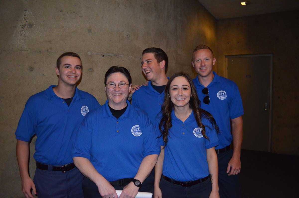 People at the EMT Graduation