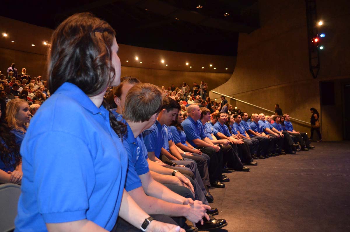 People at the EMT Graduation