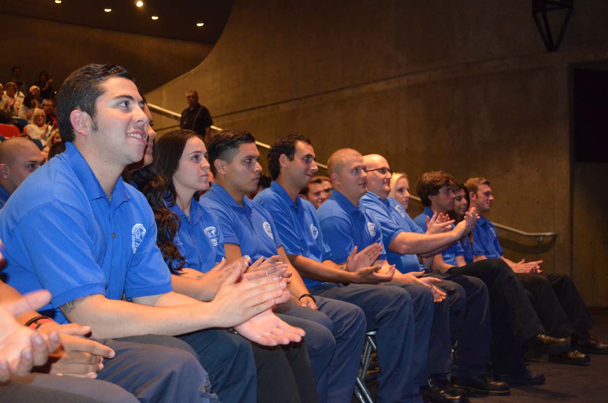 People at the EMT Graduation