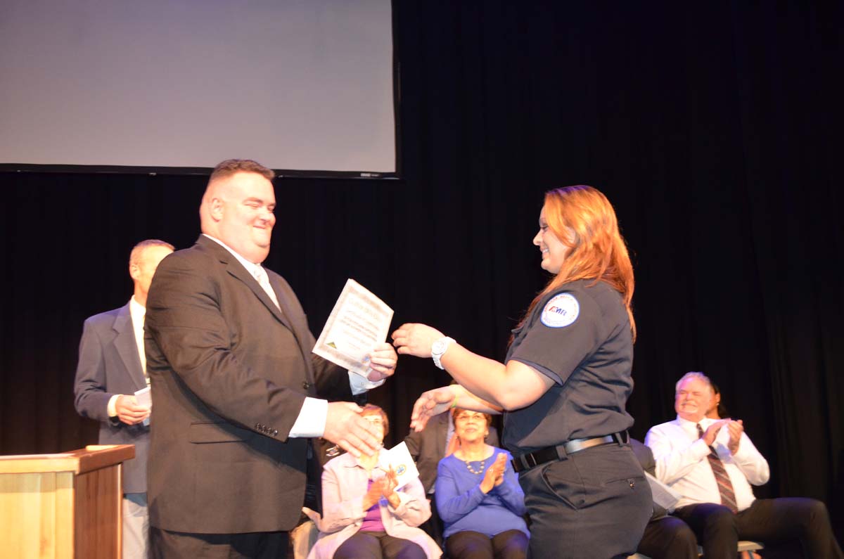 People at the EMT Graduation