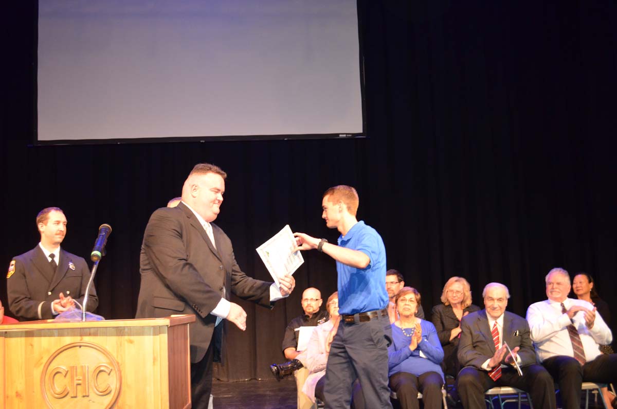 People at the EMT Graduation