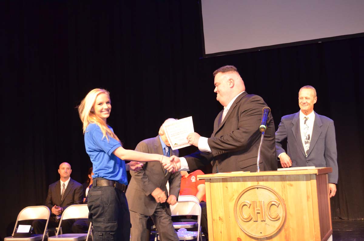 People at the EMT Graduation