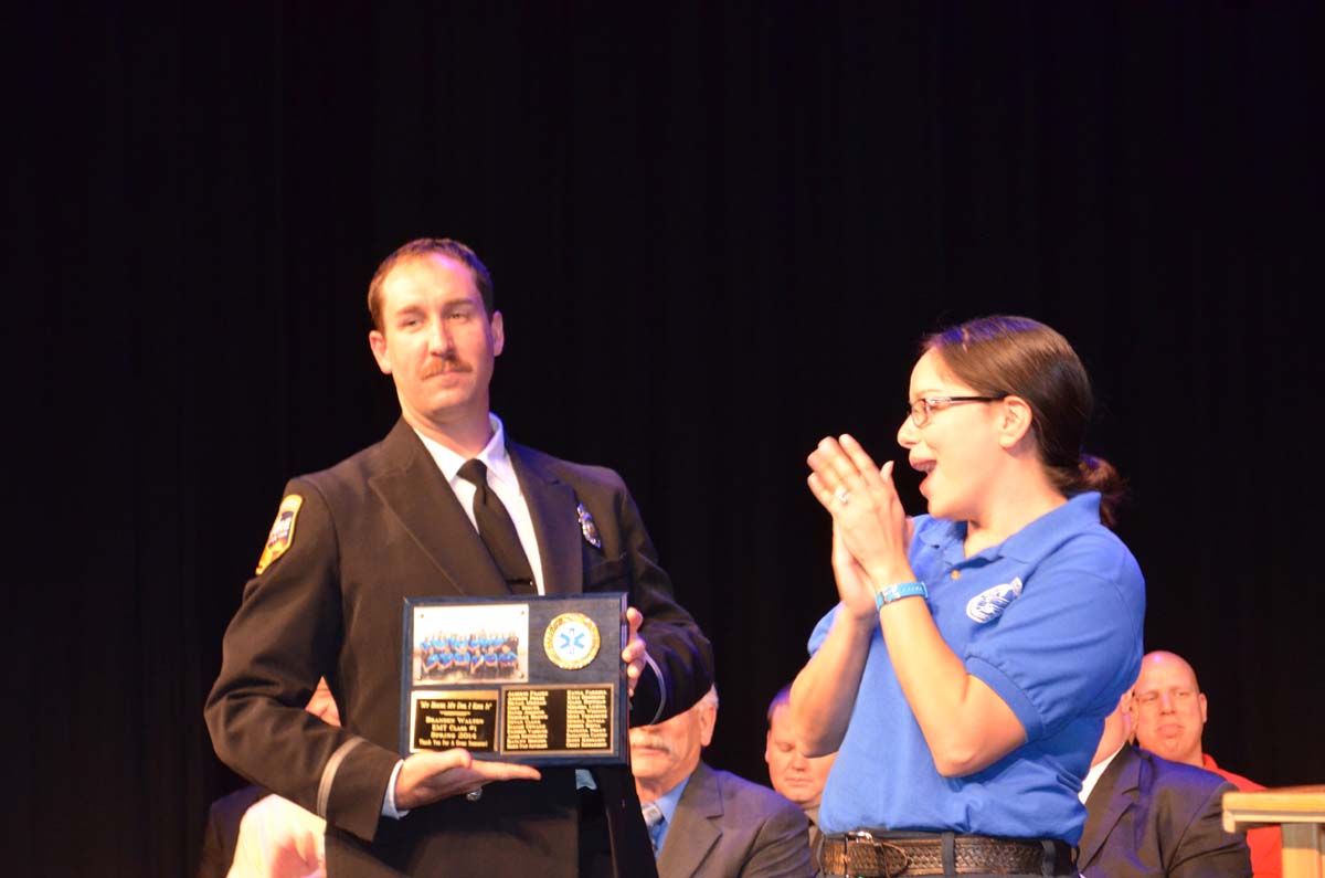 People at the EMT Graduation