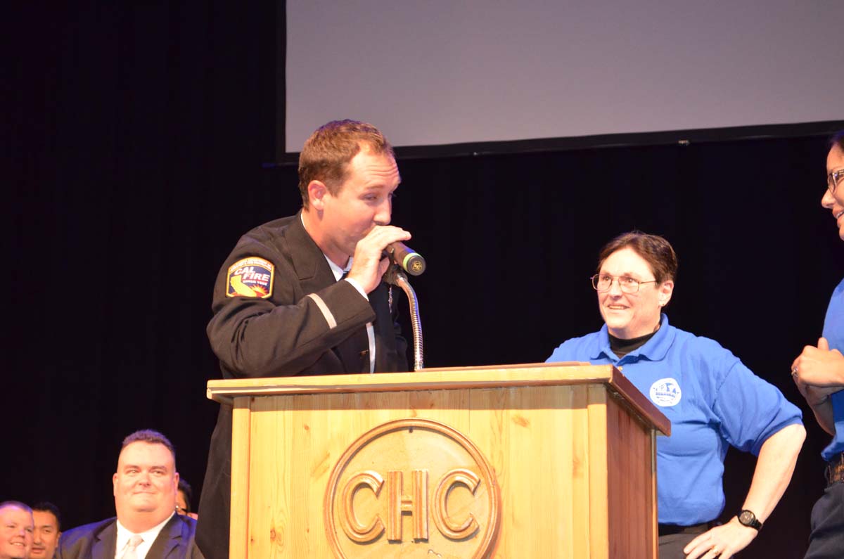 People at the EMT Graduation