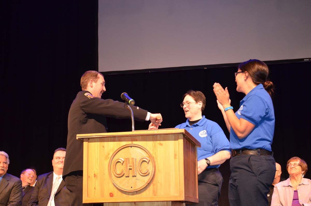 People at the EMT Graduation