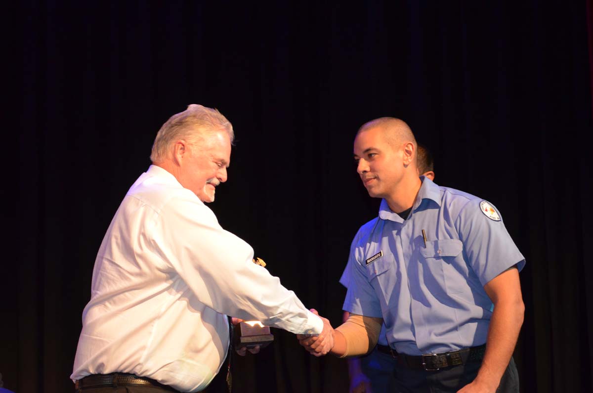 People at the EMT Graduation