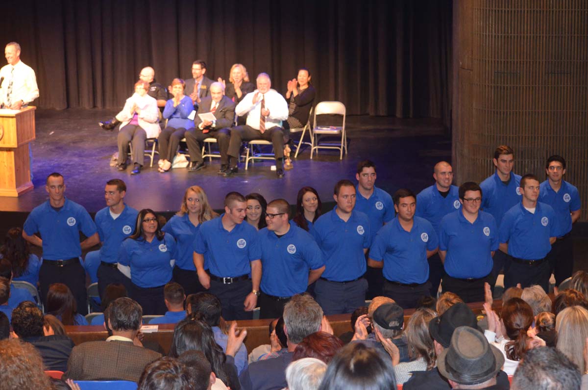 People at the EMT Graduation