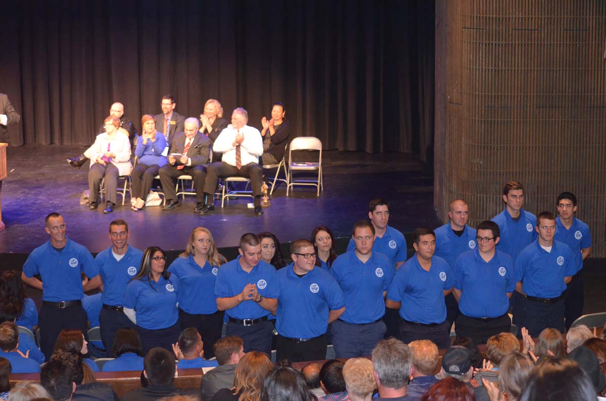 People at the EMT Graduation