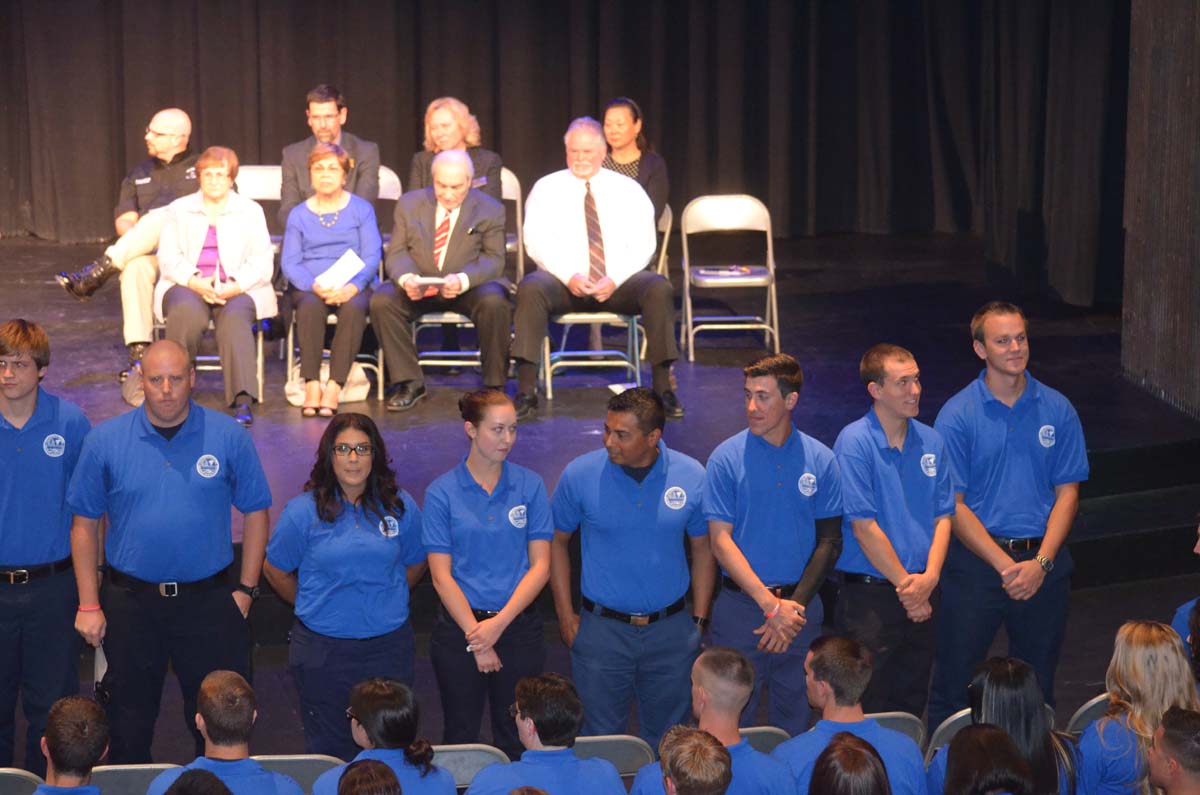 People at the EMT Graduation
