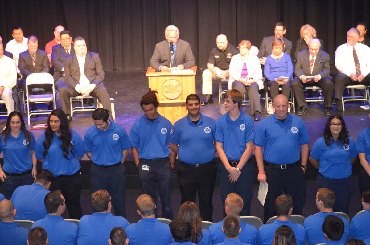 People at the EMT Graduation