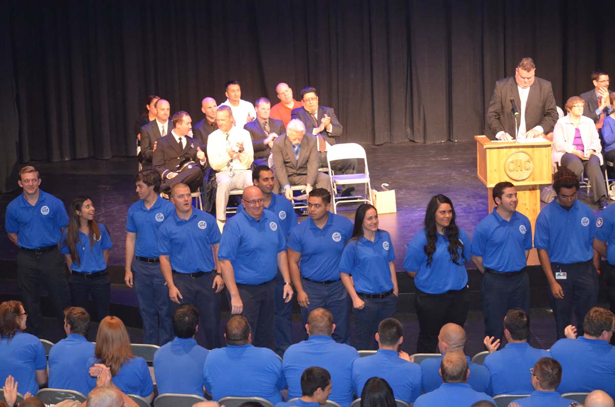 People at the EMT Graduation