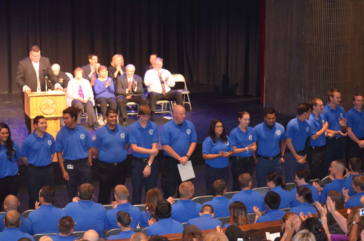 People at the EMT Graduation