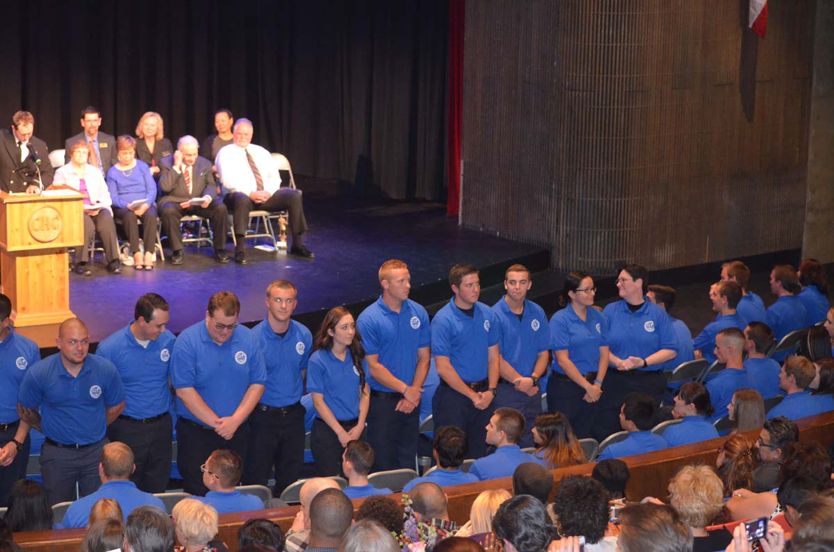 People at the EMT Graduation