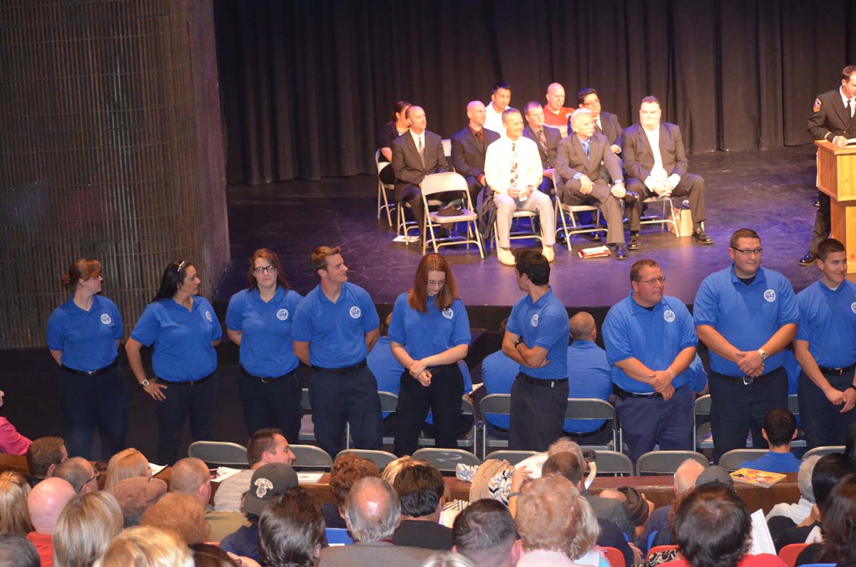 People at the EMT Graduation