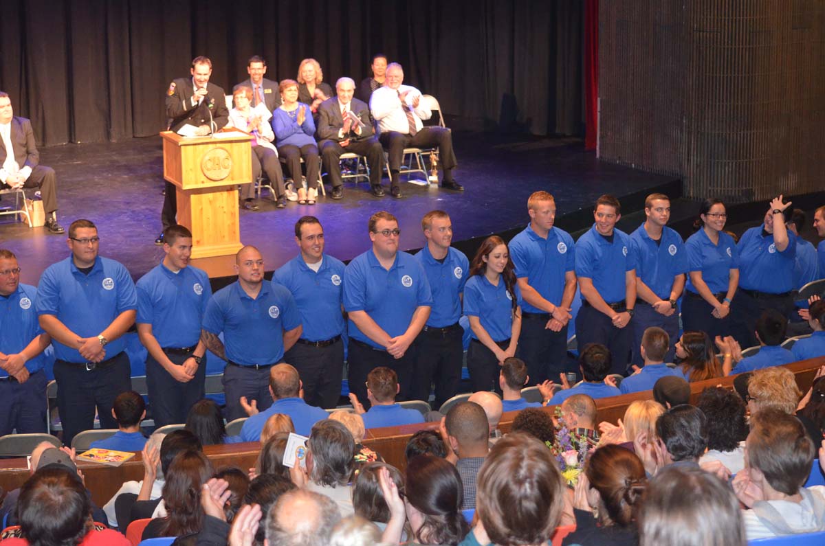 People at the EMT Graduation