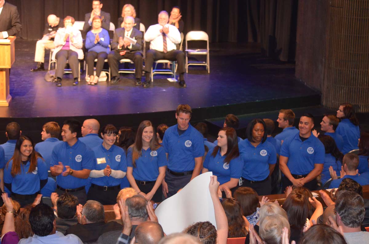 People at the EMT Graduation