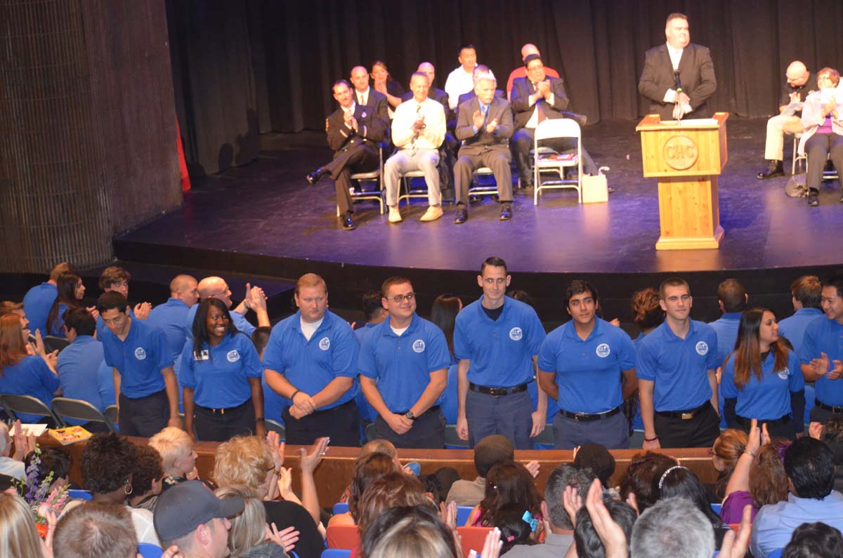 People at the EMT Graduation