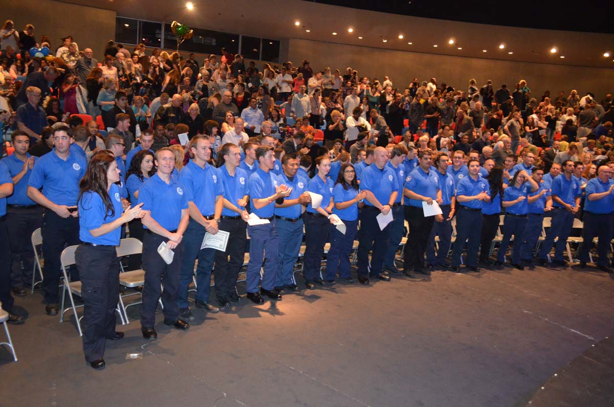 People at the EMT Graduation