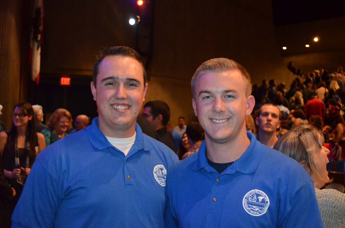 People at the EMT Graduation