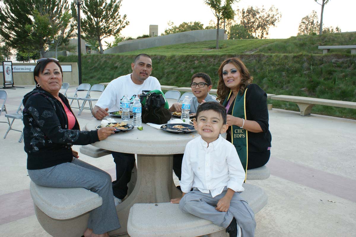 People at EOPs, CARE and CalWORKs Graduation