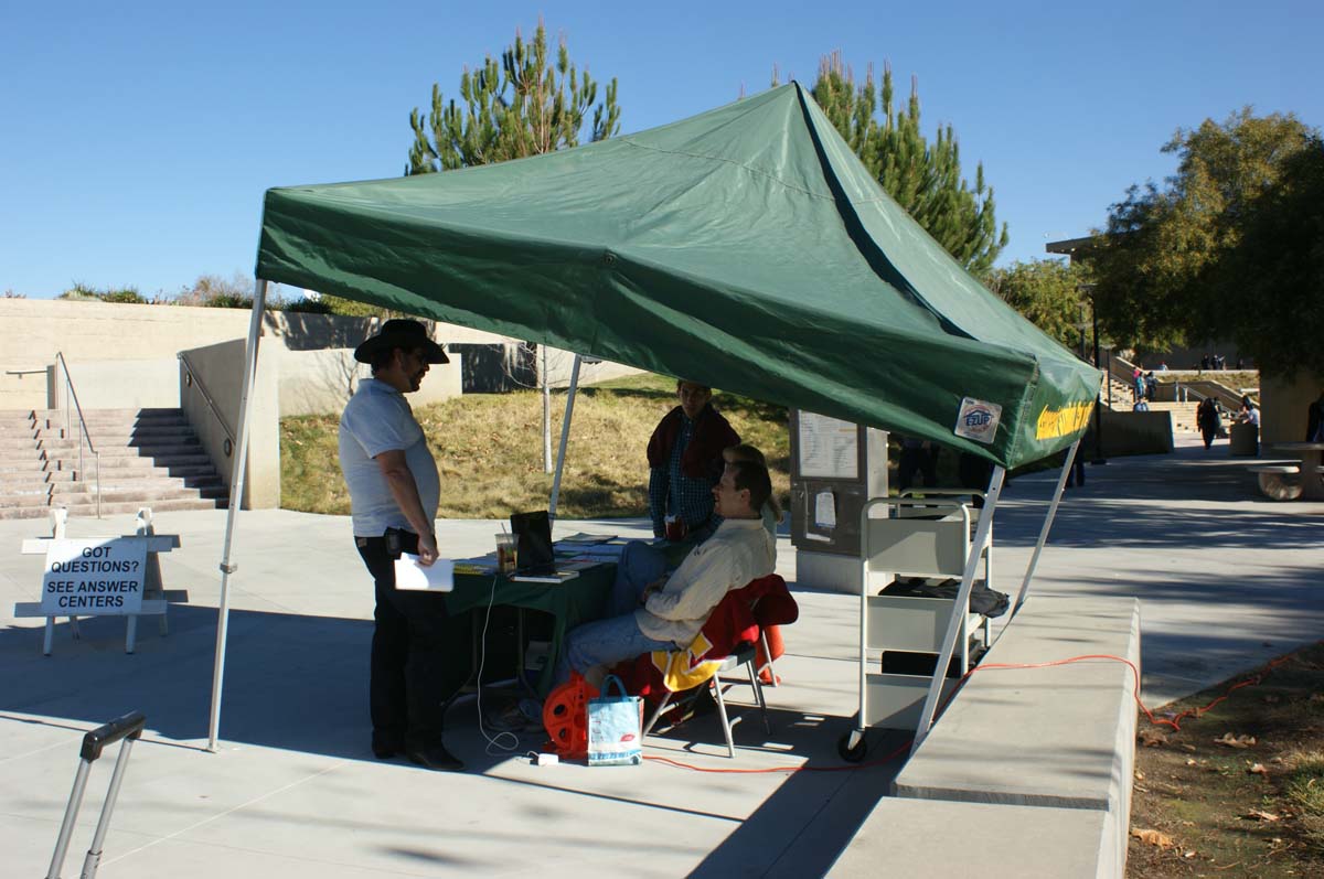 Students on campus