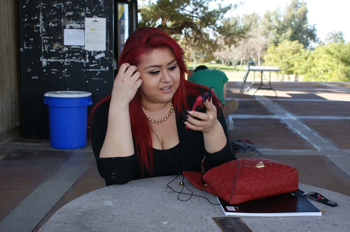 Students on campus