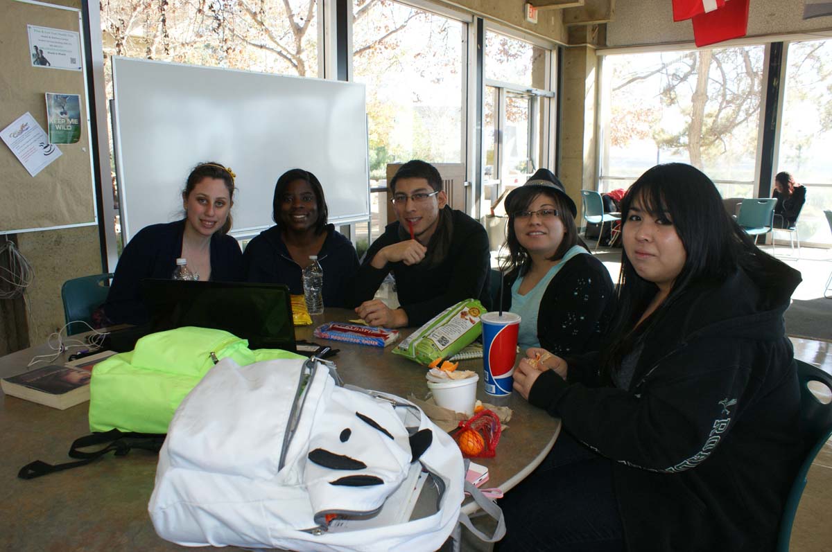Students on campus